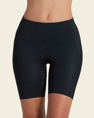 Braga short invisible de control de abdomen efecto levanta glúteos#color_700-negro