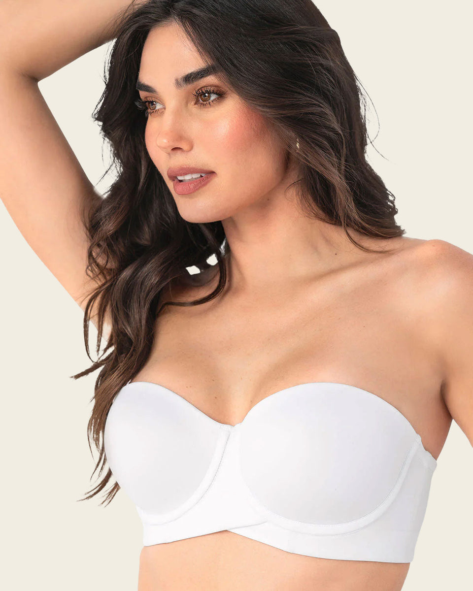 Sujetador sin tirantes ideal para pecho mediano y grande