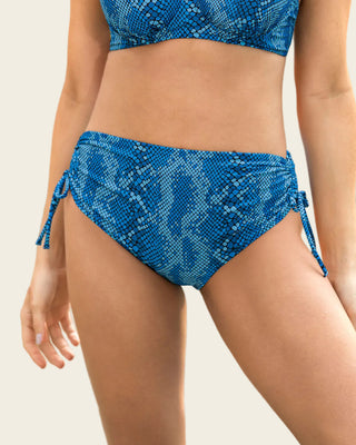 Braga de bikini tiro alto de control suave Eco#color_584-estampado-piel-azul