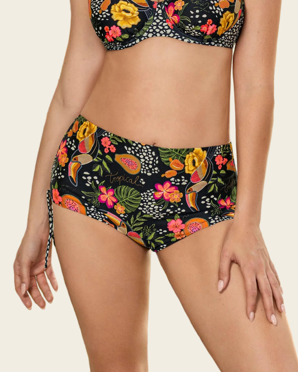 Braga de bikini tiro alto de control suave Eco
