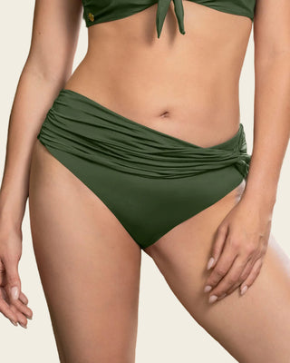 Braga de bikini con fajón cruzado#color_610-verde-medio