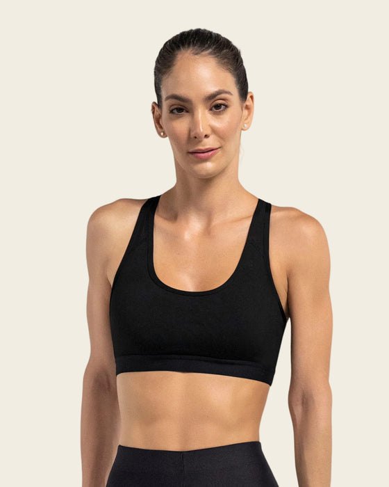 Top deportivo con espalda atlética en material de secado rápido#color_700-negro