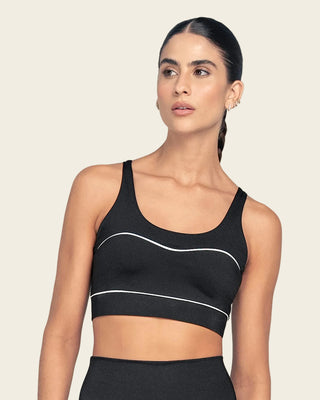 Top deportivo con tirantes dobles en espalda#color_700-negro