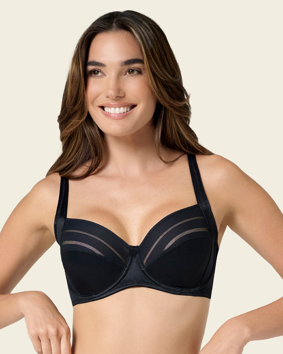 Sujetador de buen cubrimiento ideal para pecho pesado natural support