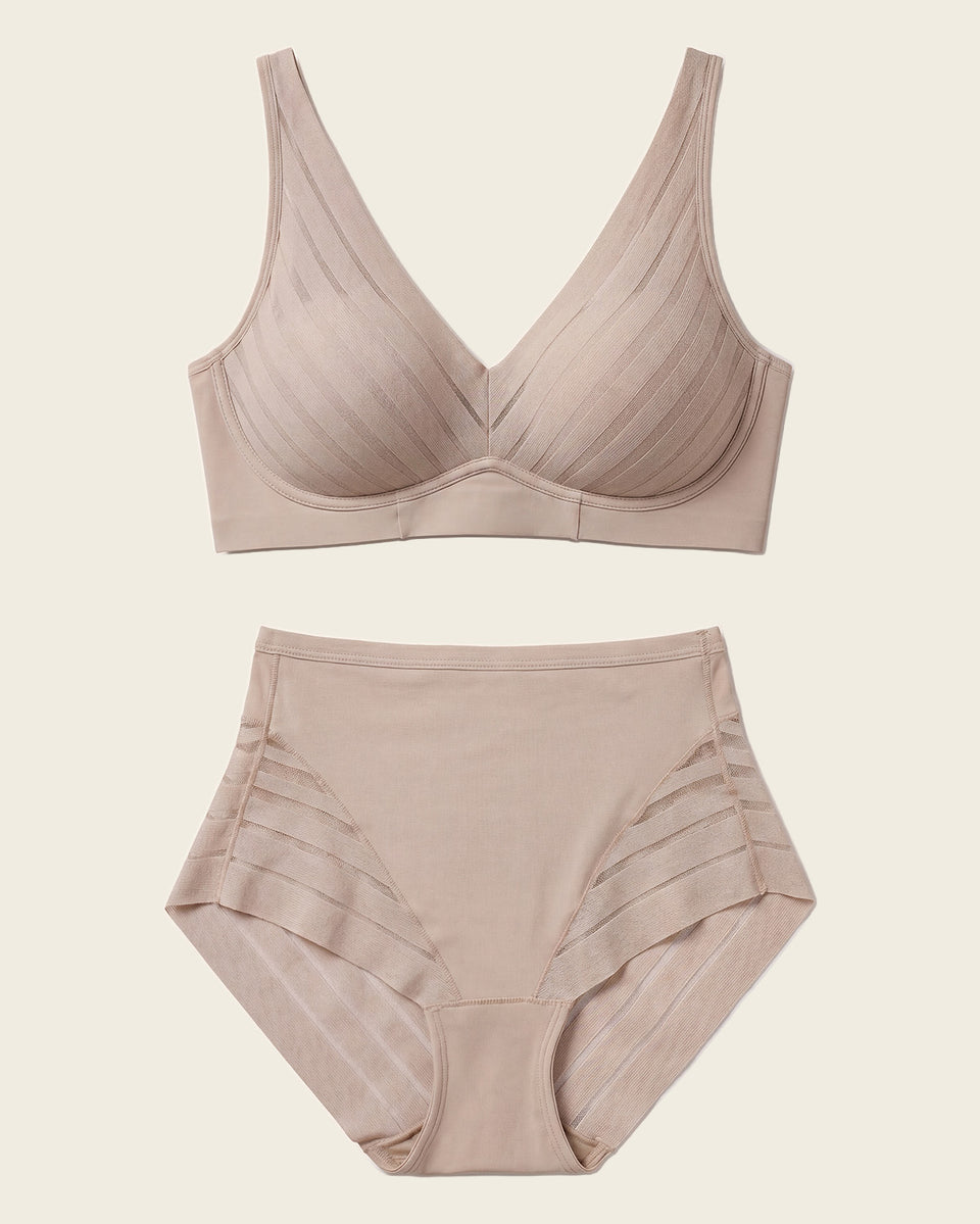 Daily Bra + Stripe Undetectable en Habano Claro