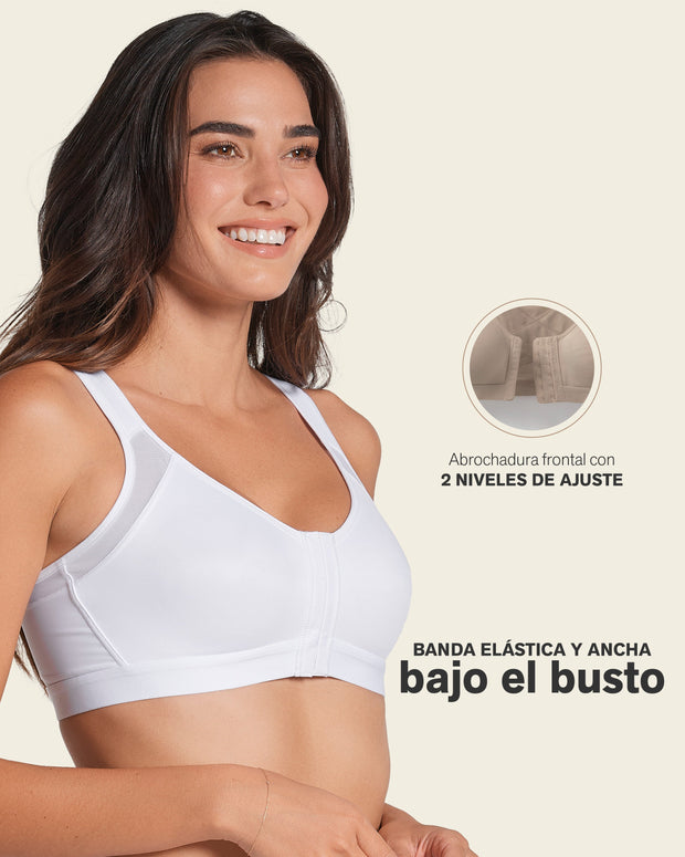 Sujetador facilitador de postura con control de volumen del pecho multi/Functional#color_000-blanco
