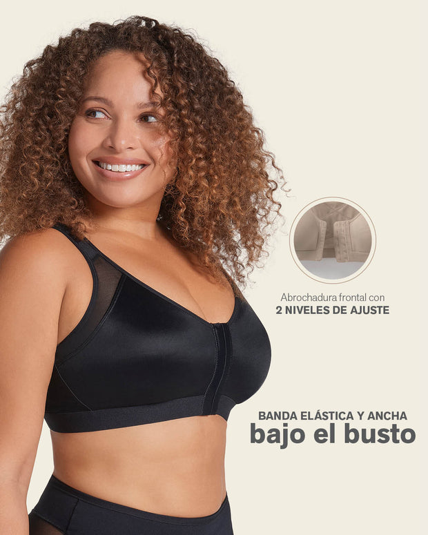 Sujetador facilitador de postura con control de volumen del pecho multi/Functional#color_700-negro