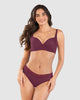 Sujetador de push up suave y cubrimiento alto en sisa y espalda Cover Bra#color_382-vino