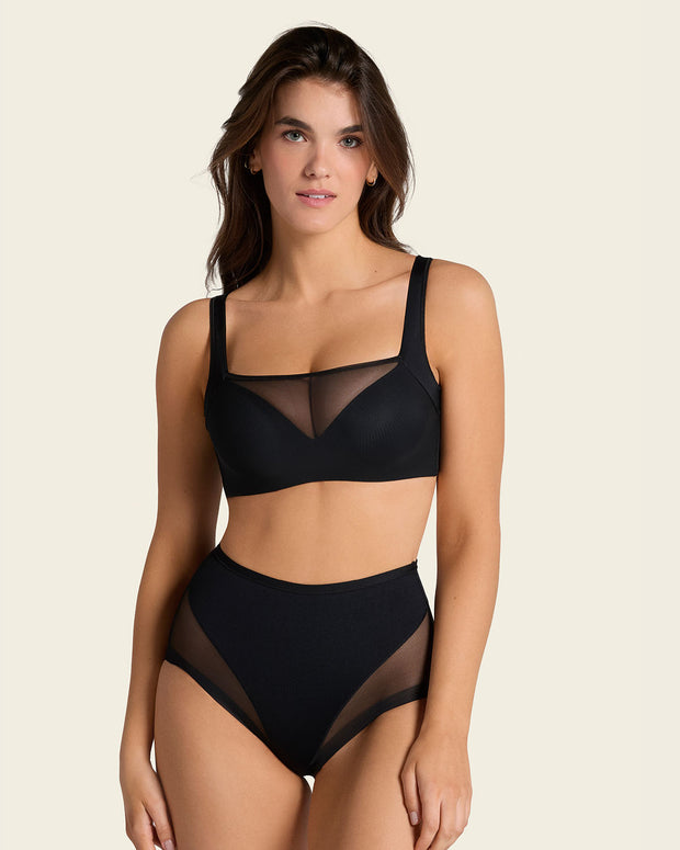 Braga clásica invisible con tul#color_700-negro