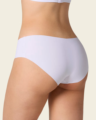 Braga culotte invisible ultraplano sin elásticos y de pocas costuras#color_000-blanco