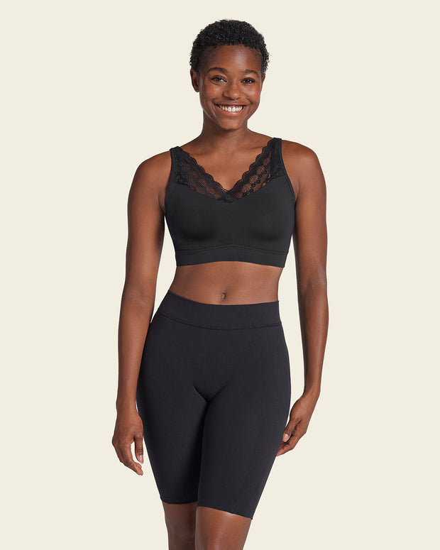 Braga faja seamless con efecto levanta glúteos#color_700-negro