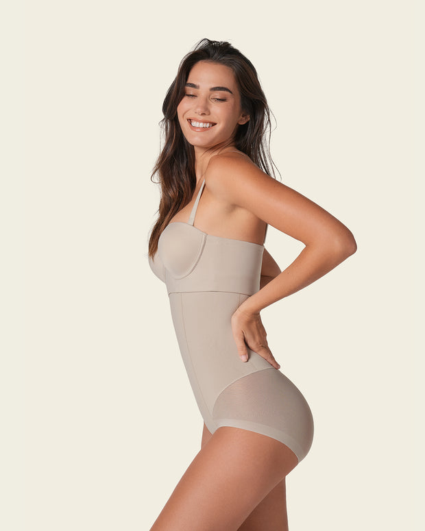 Braga faja invisible de tiro alto y control de abdomen#color_802-habano-claro