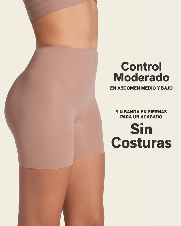 Short de control con almohadillas removibles levanta glúteos#color_857-habano
