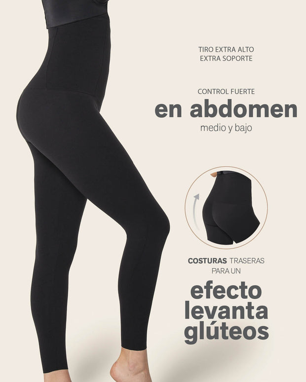 Legging de tiro alto con control fuerte de abdomen#all_variants