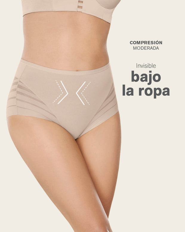 Braga faja clásica con control moderado de abdomen y bandas en tul#all_variants