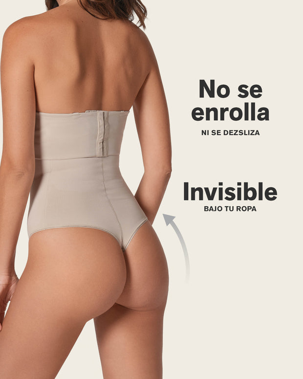 Braga faja de control estilo tanga y efecto cintura reloj de arena#color_802-habano-claro