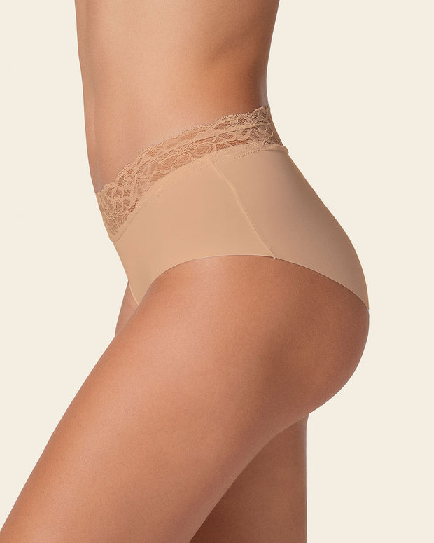 Braga culotte en tela ultraliviana con franja de encaje#color_801-habano-claro