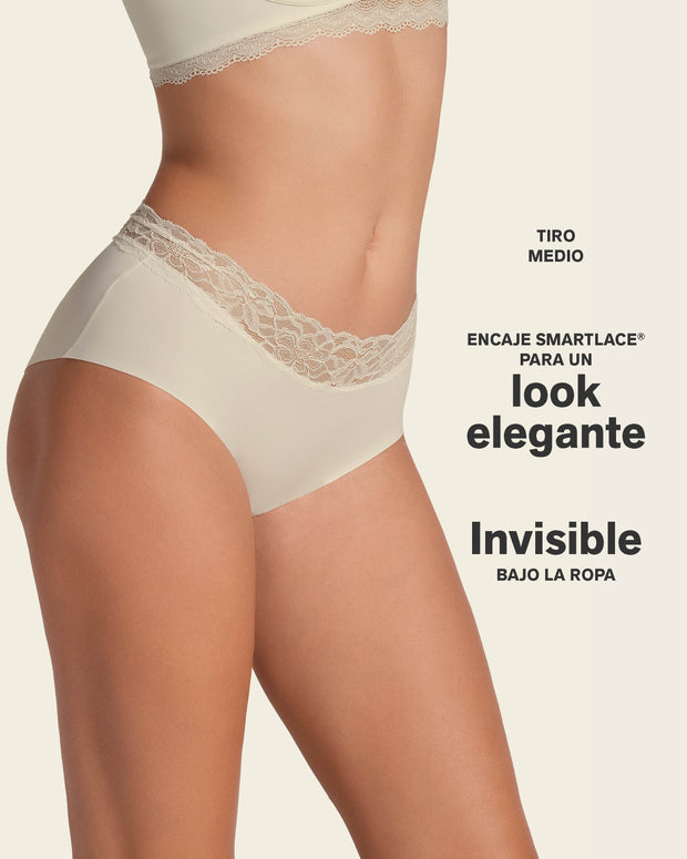 Braga culotte en tela ultraliviana con franja de encaje#color_253-marfil