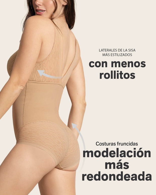 Faja tipo body con bralette incorporado con control de abdomen#all_variants