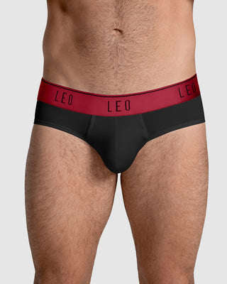 Bóxer brief de alta transpiración ideal para uso diario#color_079-negro-elastico-rojo