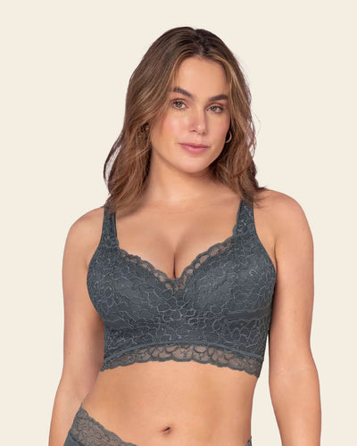 Sujetador tipo bustier sexy support con cubrimiento de espalda#color_784-gris-oscuro