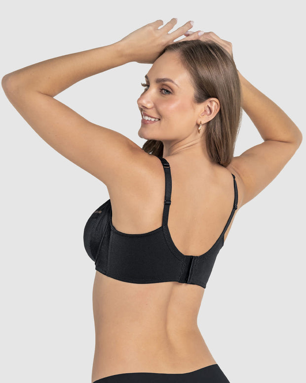 Sujetador de buen cubrimiento ideal para pecho pesado natural support#color_700-negro