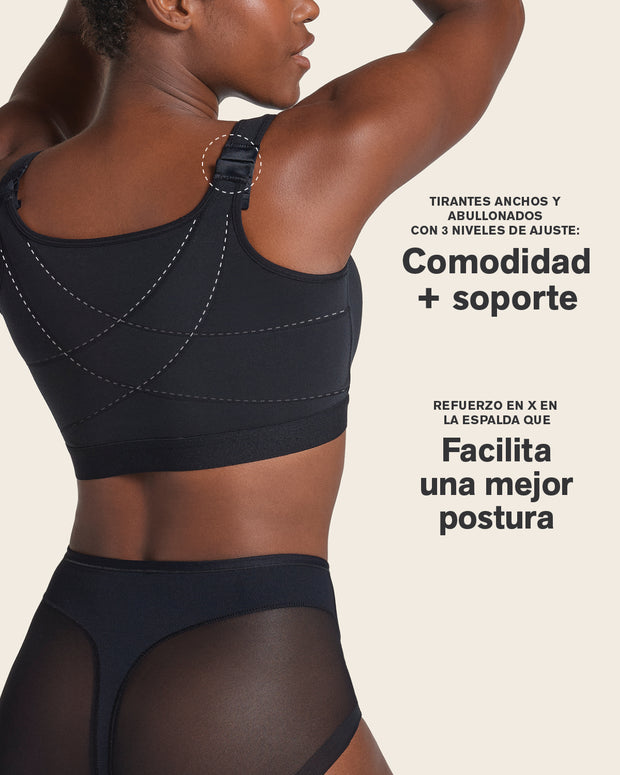 Sujetador tipo top multiusos en algodón all in one bra#color_700-negro