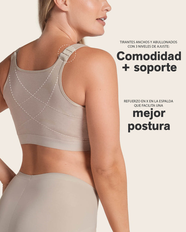 Sujetador tipo top multiusos en algodón all in one bra#color_802-habano-claro