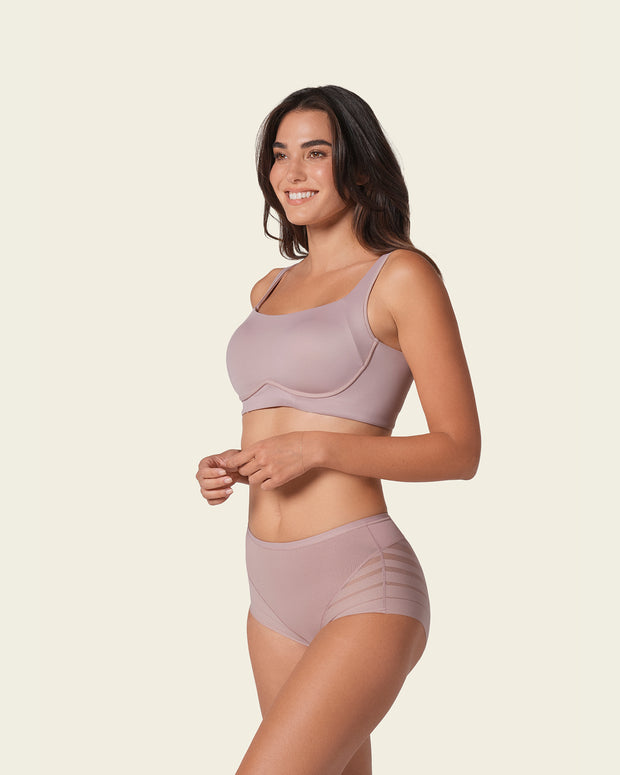 Sujetador sin aro ultracomodo de alto soporte y cubrimiento everyday bra#color_281-palo-de-rosa