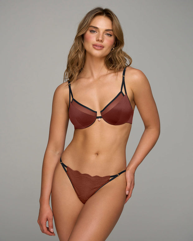 Sujetador Seducción Deslumbrante#color_a21-marron