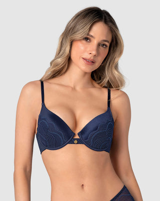 Sujetador con push  up#color_b55-azul-oscuro