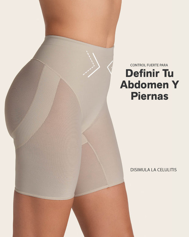 Braga faja tipo short levanta glúteos de control en abdomen#all_variants