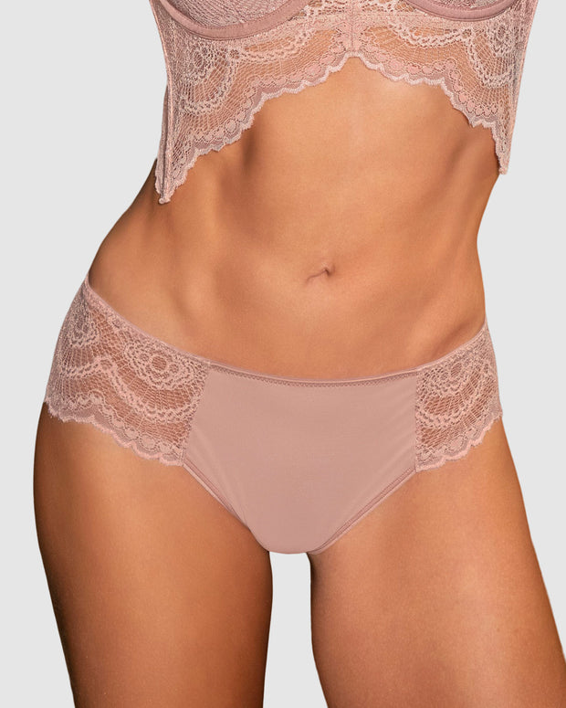 Braguita, en tela lisa y encaje#color_a22-rosa-vieja