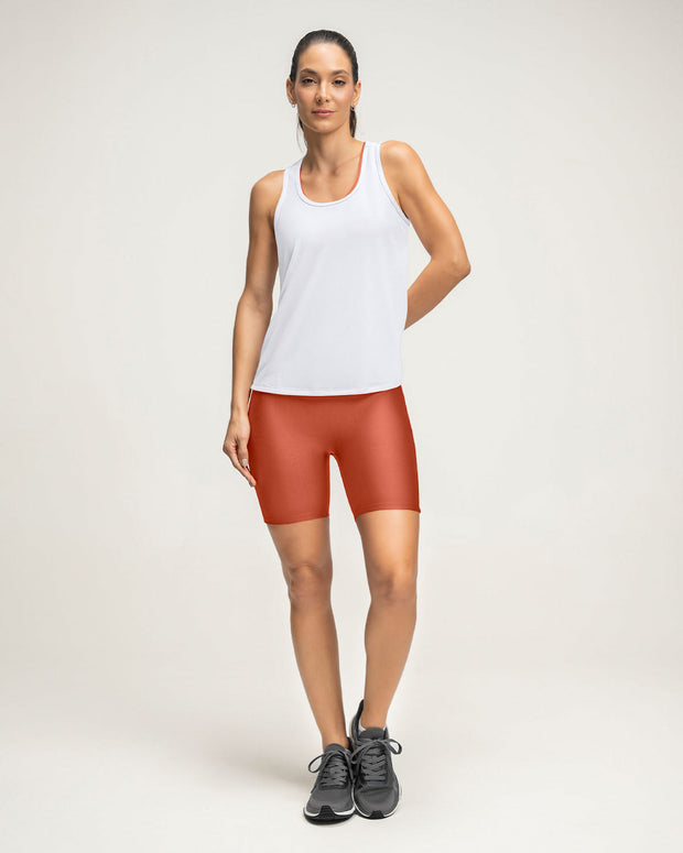 Camiseta deportiva de secado rápido y silueta semiajustada para mujer#color_000-blanco