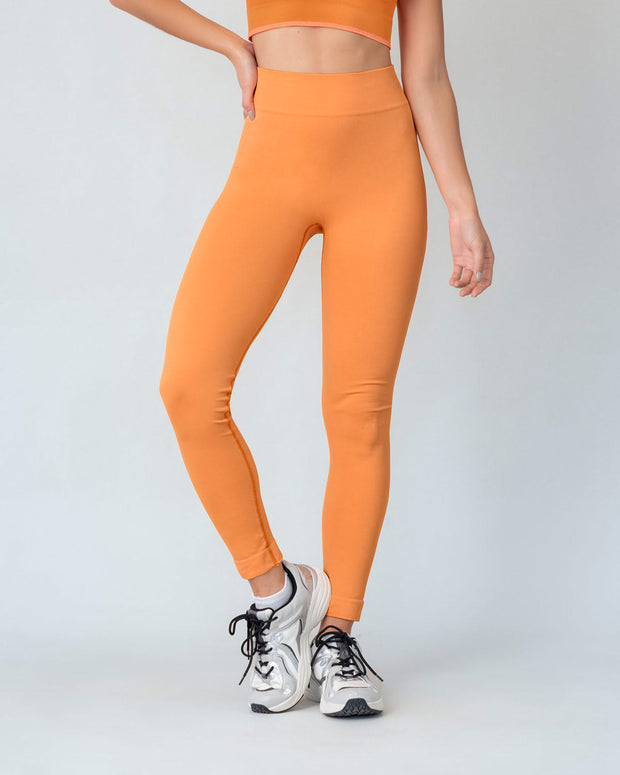Legging básico sin costuras tecnología SkinFuse#color_203-naranja