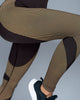 Legging deportivo sin costuras tiro alto#color_b15-taupe-negro