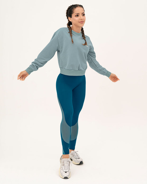 Legging con mallas laterales Leonisa Active by Silvy Araujo#color_541-azul