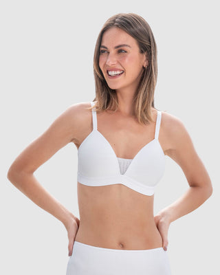 Sujetador triangular sin aro estilo top#color_000-blanco