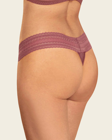 Tanga con laterales en encaje#color_331-vino-empolvado