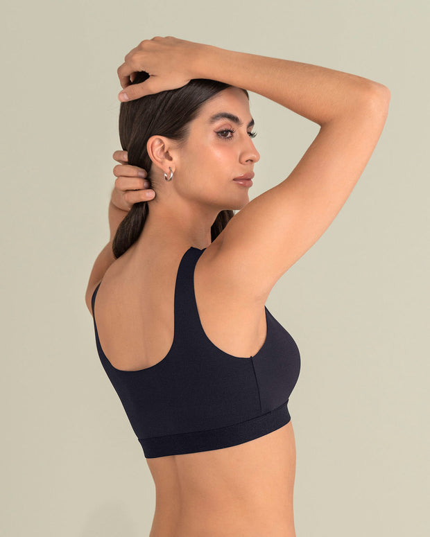 Paquete x 2 tops invisibles doble escote#color_s04-verde-medio-negro