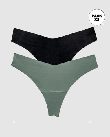 Tangas de efecto invisible en paquete x 2#color_s04-verde-medio-negro