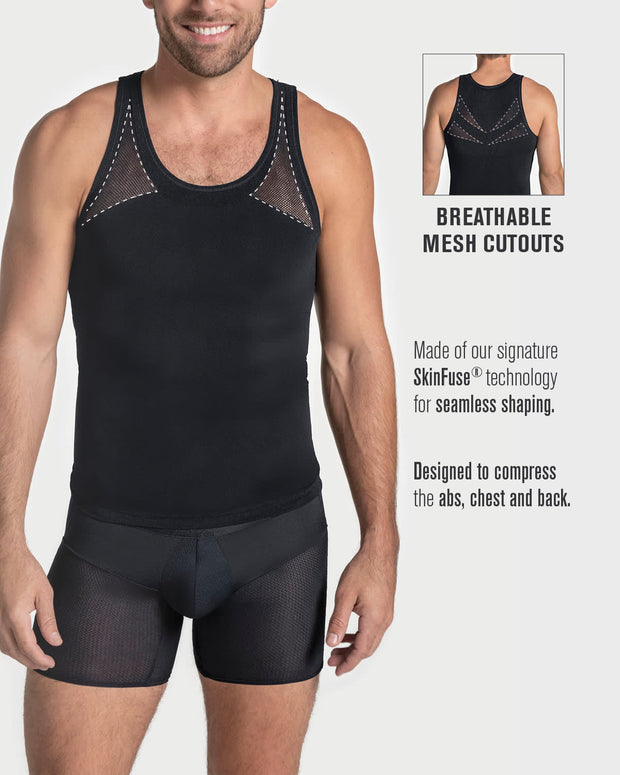 Paquete x 5 camisetas ajustadas para hombre con compresión suave en microfibra#all_variants