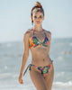 Braga de bikini ajustable en la parte delantera elaborado en pet reciclado#color_661-fucsia-estampado